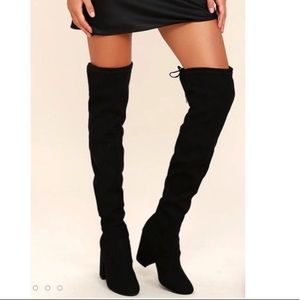 Steve Madden Norri Over the Knee Suede Boots 7.5 M